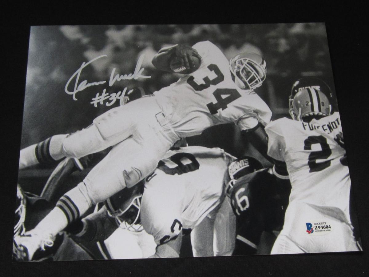Kevin Mack Cleveland Browns Signed 8x10 Photo Beckett Certified