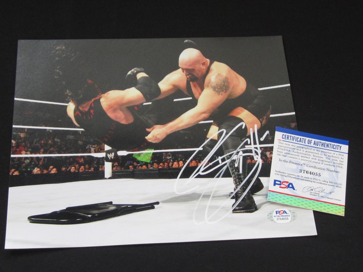 Big Show Signed Photo PSA Certified w COA