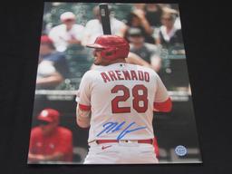 Nolan Arenado Signed 8x10 Photo Certified w COA