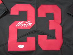 Christian McCaffrey Signed Jersey Certified w COA