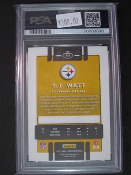 2017 Panini Donruss TJ Watt Bronze Press Proof PSA GM MT 10