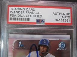 Wander Franci Trading Card PSA/DNA Certified Authentic Auto