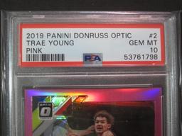 2019 Panini Donruss Optic Trae Young Pink #2 PSA GM MT 10