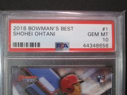 2018 Bowmans Best Shohei Ohtani #1 PSA GM MT 10