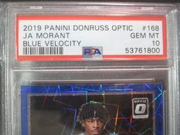 2019 Panini Donruss Optic Ja Morant Blue Velocity #168 PSA GM MT 10