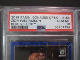 2019 Panini Donruss Optic Zion Williamson #158 PSA GM MT 10