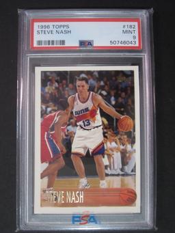 1996 Topps Steve Nash #182 PSA Mint 9