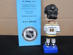 Mario Lemieux Limited Edition Bobbing Head Doll of NHL Greats