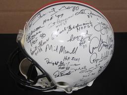 FULL SIZE PRO FOOTBALL HOF SIGNED HELMET WITH COA