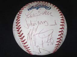 Cleveland Indians Signed Baseball Certified w COA