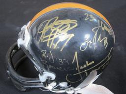 Multi Signed Pittsburgh Steelers Mini Helmet Certified