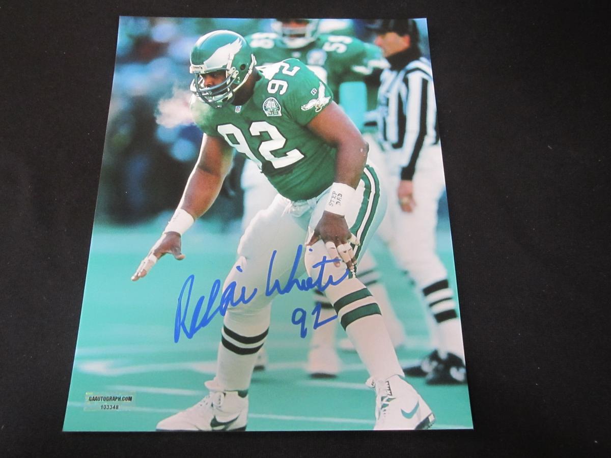 Reggie White Signed 8x10 Photo Certified w COA