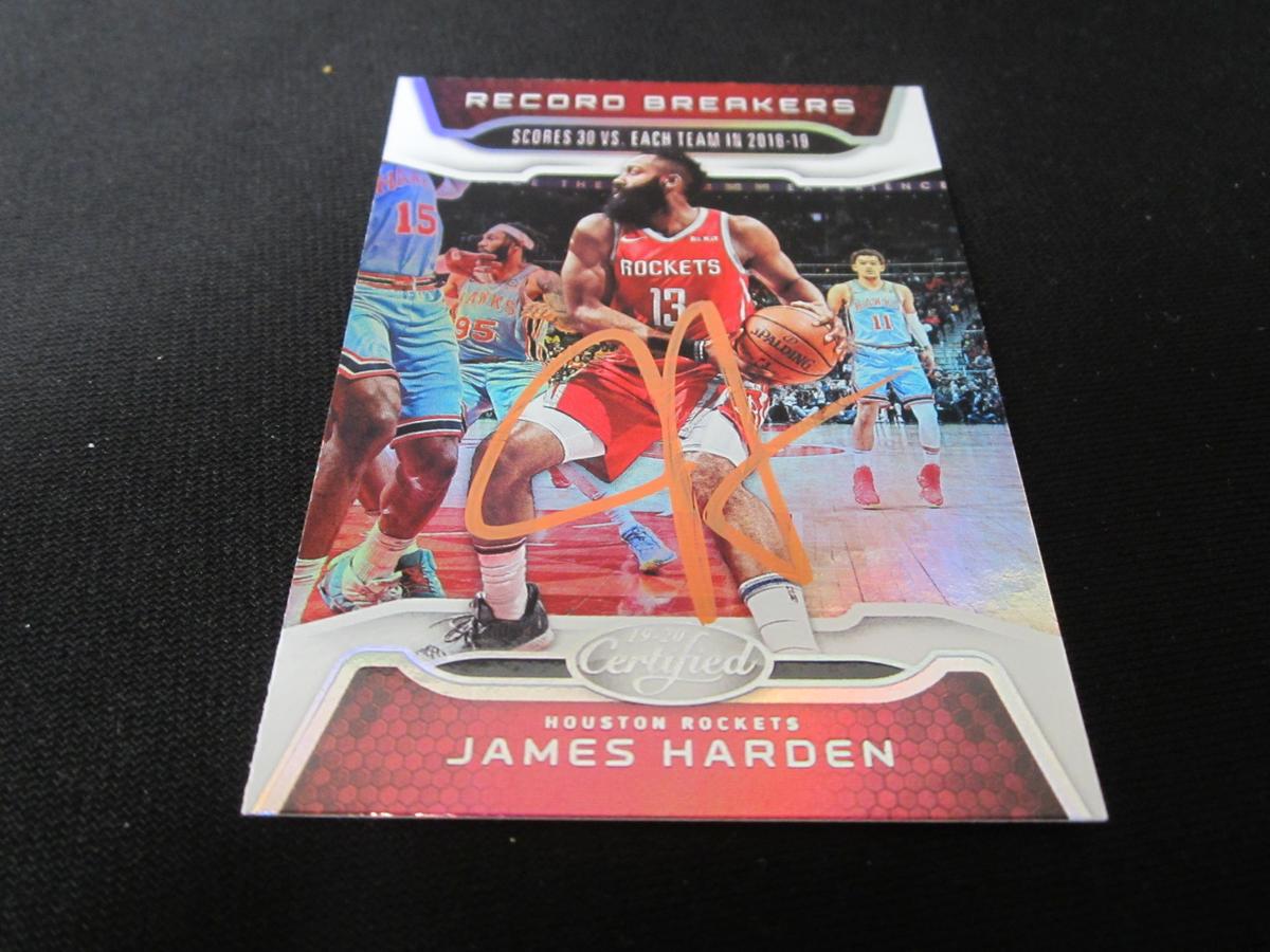 James Harden Signed Trading Card Certified w COA