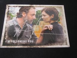 Andrew Lincoln Signed Trading Card Certified w COA
