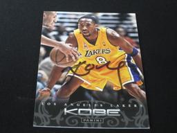 Kobe Bryant Signed Trading Card Certified w COA