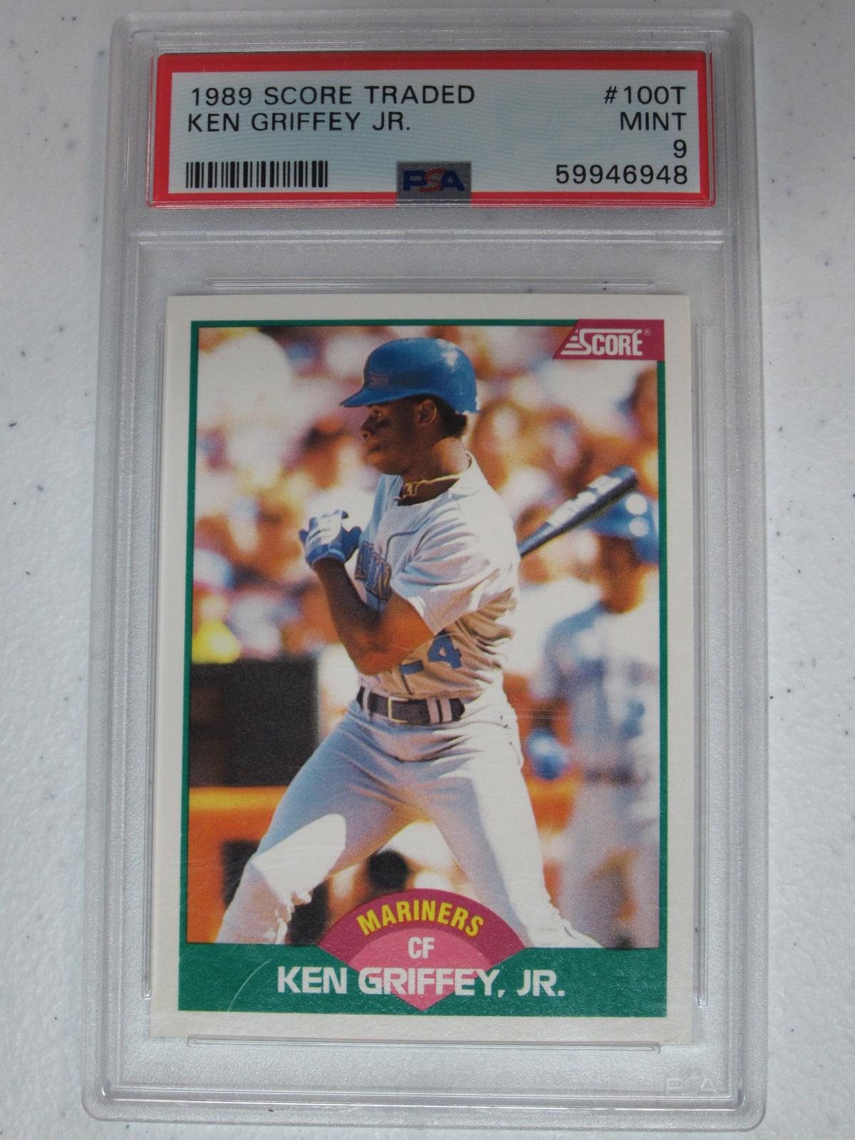 1989 Score Traded Ken Griffey Jr #100T Mint 9 PSA Graded