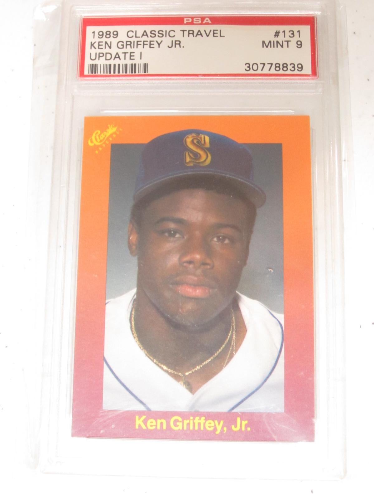 1989 Classic Travel Ken Griffey Jr Update I #131 MT 9 PSA