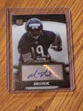 2008 Bowman Sterling Marcus Monk #138 Rookie Auto RC Chicago Bears
