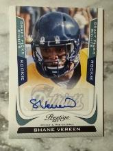 2011 Prestige Light Blue Rookie Auto Shane Vereen #289 /199