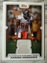 2008 Topps Game Used Jersey Andre Johnson