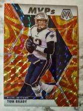 2020 Mosaic Tom Brady MVP Orange Reactive SP # 298