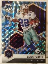 2021 Mosaic Blue reactive Color Match Emmitt Smith #64