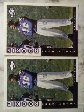 2- 1998 Score Randy Moss Rookie Cards # 235