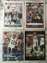 8 Card Tom Brady Lot Mostly Topps