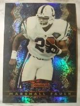 1995 Bowman Best Refractor Marshall Faulk #1