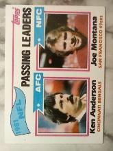 1982 Topps Passing Leaders Joe Montana #257