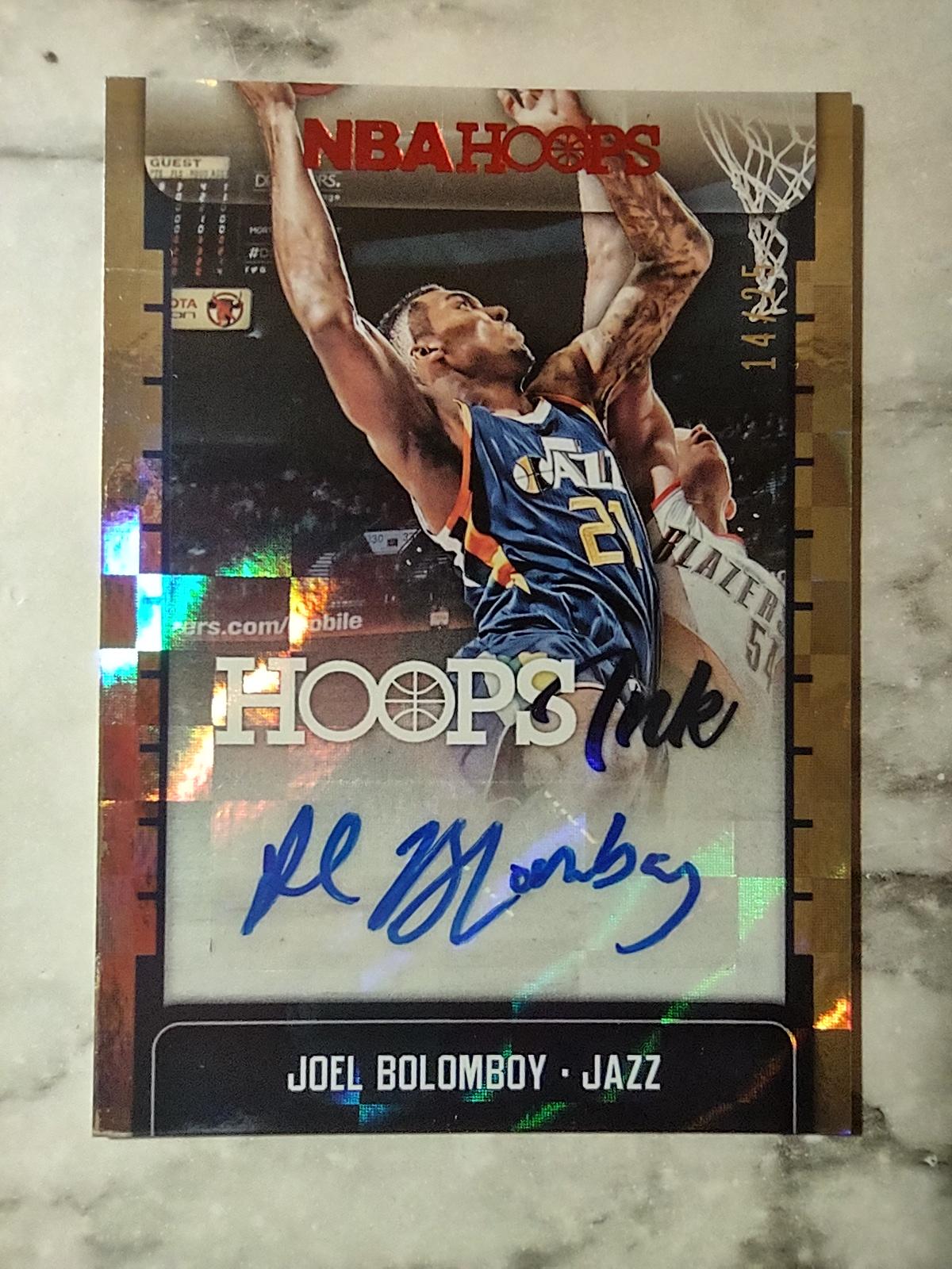 2017-18 NBAHoops Joel Bolomboy Red Sp Auto /25