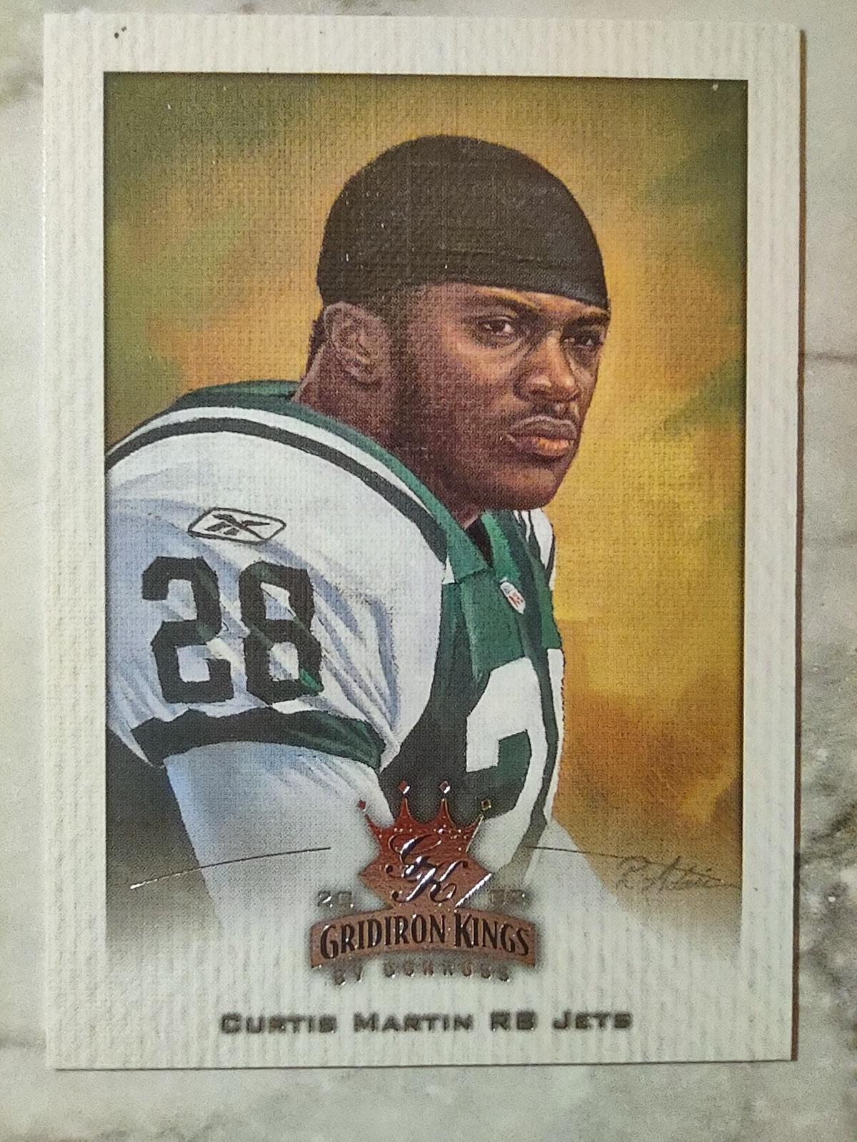 2002 Gridiron Kings Portrait Rare PROMO Curtis Martin