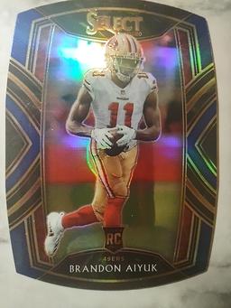 2020 Select Diecut Rookie Purple Prizm Brandon Aiyuk #266