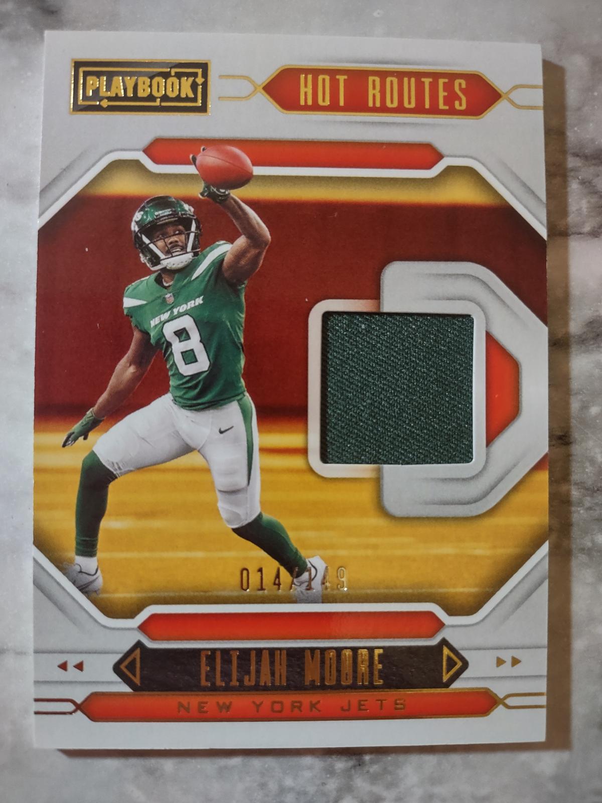 2021 Playbook Rookie Jersey Elijah Moore/149