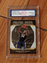 Shaquille O'neal 2020 Donruss winner stays auto Authenticated by Fivestar Grading