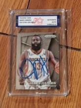 James Harden 2014 Panini Prizm auto Authenticated by Fivestar Grading