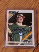 Aaron Rodgers autographed card w/coa