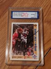 Michael Jordan 1991 Upper Deck auto authenticated by Fivestar Grading Graded