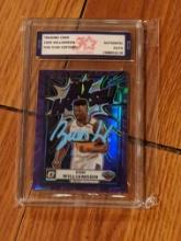 Zion Williamson 2020 Optic autographed card Authenticated by Fivestar Grading/purple prizm