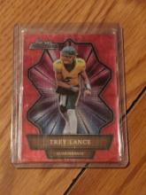 2021 Wild Card Matte Alumination Trey Lance Rookie Card 49’ers Rc red