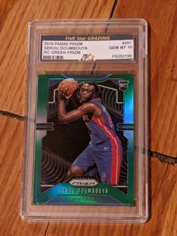 Sekou Doumbouya 2019 RC GEM MT 10 graded by Fivestar Grading