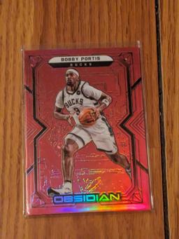 2021-22 Obsidian Asia Bobby Portis Red Flood Milwaukee Bucks #90