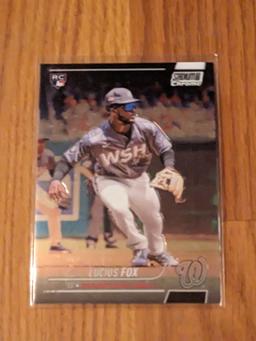 Lucius Fox 2022 Topps Stadium Club Chrome Rookie Card RC #334 Washington