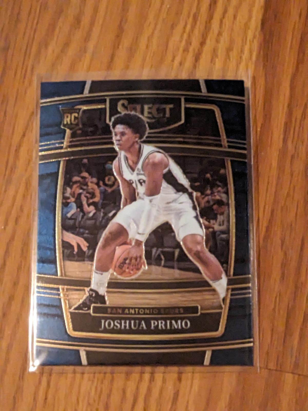 2021-22 Panini Select #68 Joshua Primo Blue Rookie RC