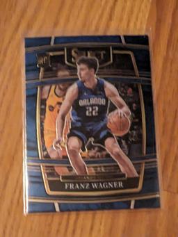 2021-22 Panini Select Franz Wagner Blue Rookie Card RC #15 Orlando Magic