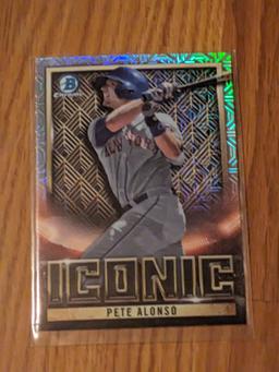 2023 Bowman Chrome Iconic Refractor #BI-7 Pete Alonso - New York Mets