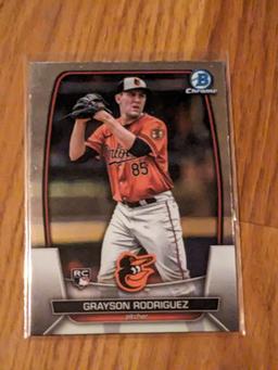 2023 Bowman Chrome Grayson Rodriguez #22 Base Rookie RC Orioles