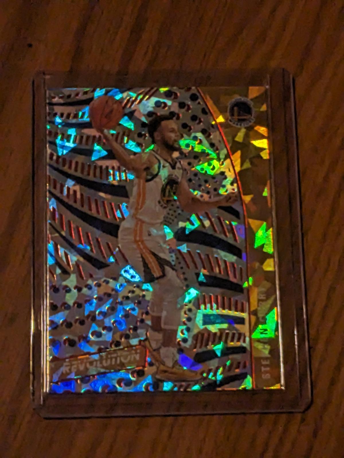 Stephen Curry 2020-21 Revolution Chinese New Year cracked ice insert