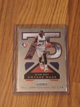 2021-22 Dwayne Wade Panini 75th Anniversary Edition Insert #21 Miami Heat