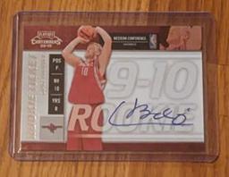 Chase Budinger 2010 Panini Contenders Rookie Ticket On Card Auto